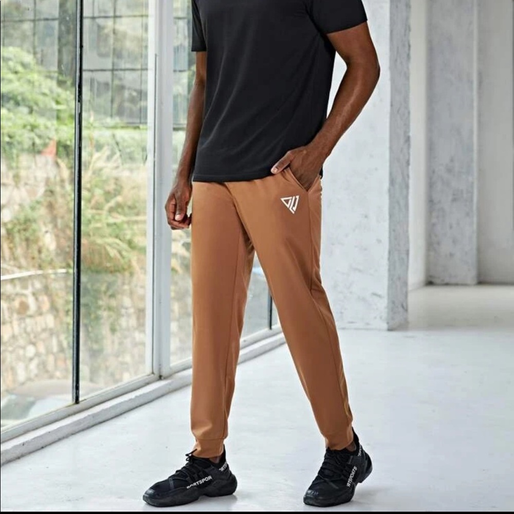 Men’s basic graphic print sweat pants